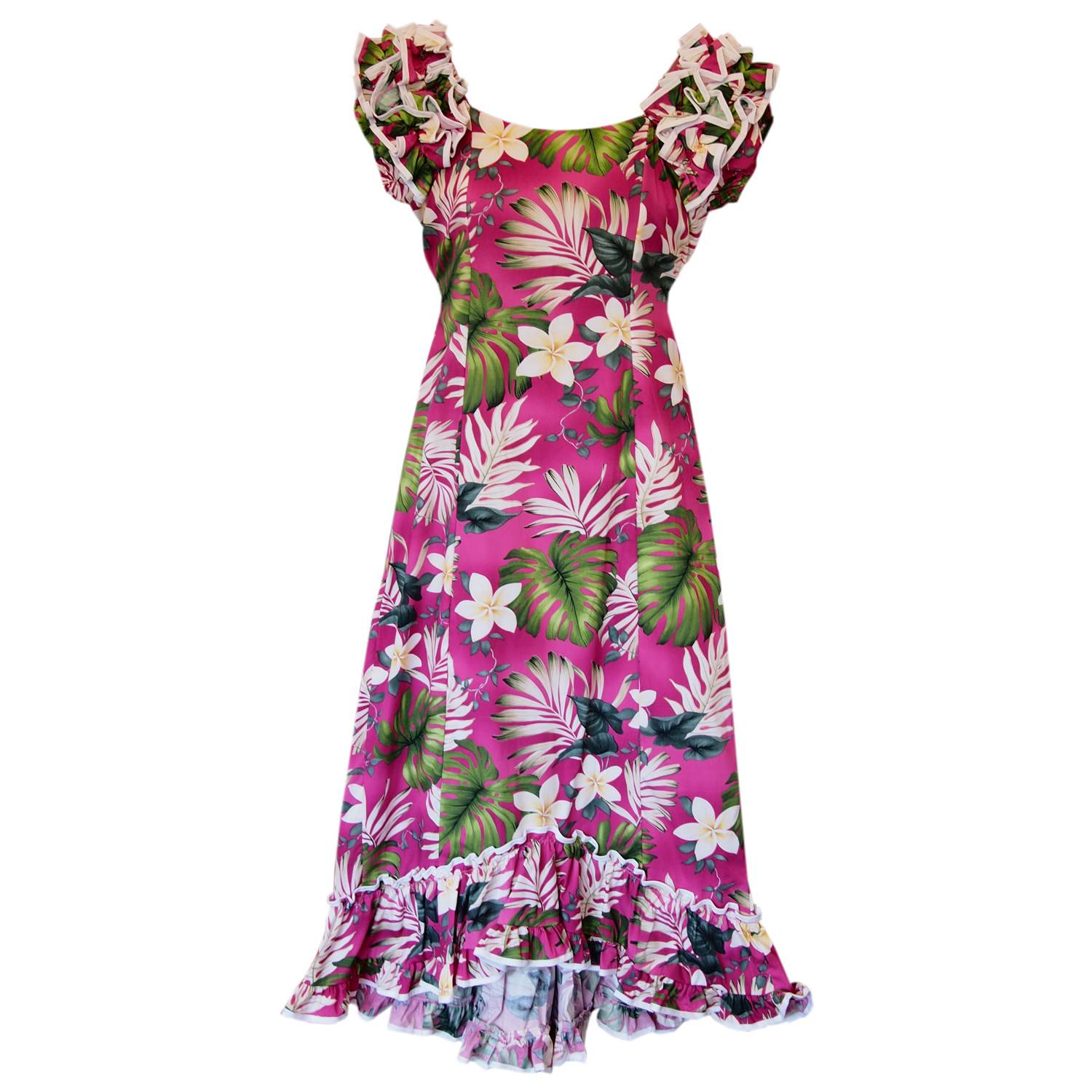 Excite Pink Hawaiian Meaaloha Muumuu ...